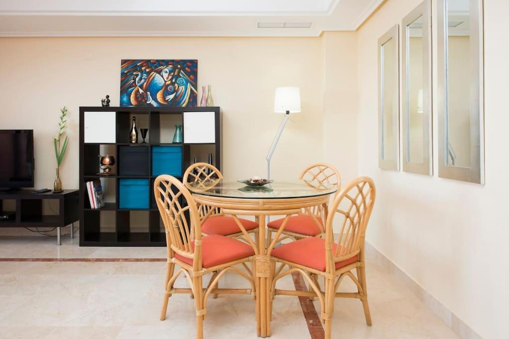 Luxury Apartment With Sea Views, Golf, Gym, Spa, 7 Pools أُخين المظهر الخارجي الصورة
